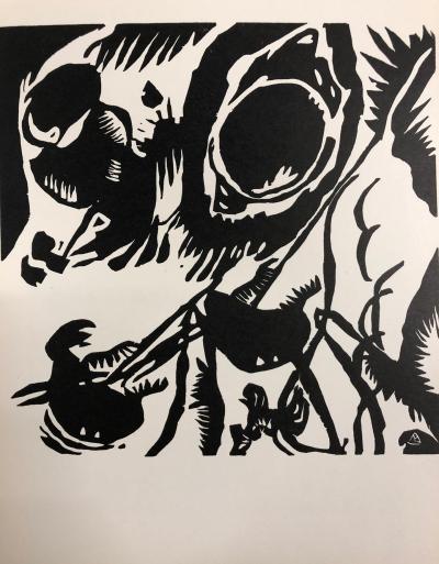 Wassily Kandinsky - Garten der Liebe - Gravure originale 2