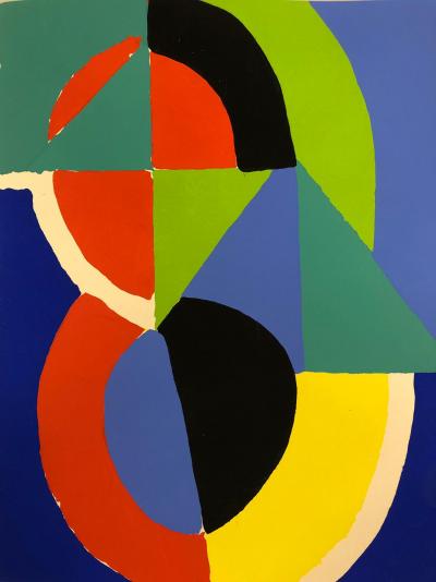 Sonia Delaunay - Gouache, 1955 - Pochoir 2