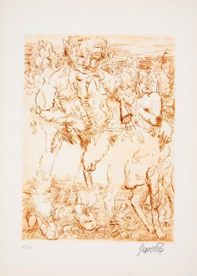 Georg BASELITZ - Sans titre, 1967 - Gravure signée 2