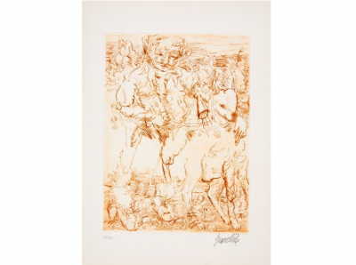 Georg BASELITZ - Sans titre, 1967 - Gravure signée 2