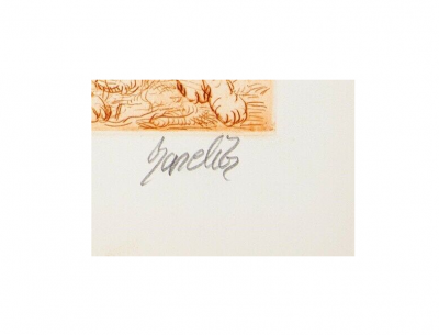 Georg BASELITZ - Sans titre, 1967 - Gravure signée 2