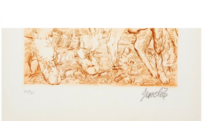Georg BASELITZ - Sans titre, 1967 - Gravure signée 2