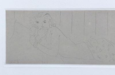 Henri Matisse - Nu Allongé - Original etching 1929 - edition of 117 - Stamp-Signed 2