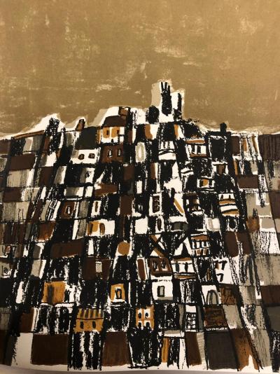 Maria Helena VIEIRA DA SILVA - Ville au Portugal - Lithographie 2