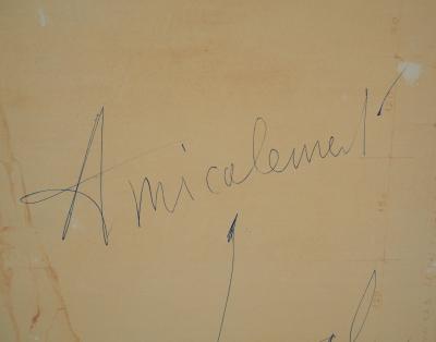 Salvador Dali : Grande dédicace autographe signée 2