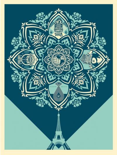Shepard FAIREY (Obey) -  Delicate Balance, 2015 - Sérigraphie signée et numérotée 2