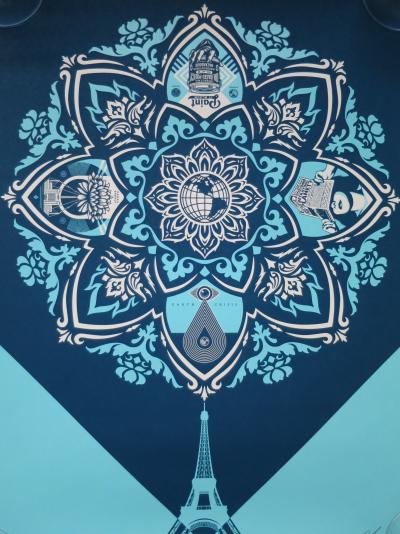 Shepard FAIREY (Obey) -  Delicate Balance, 2015 - Sérigraphie signée et numérotée 2