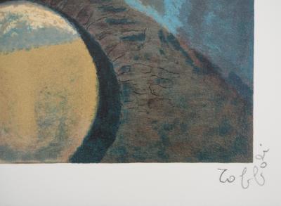 Louis TOFFOLI : New York vue de Central Park - Lithographie originale, Signée 2