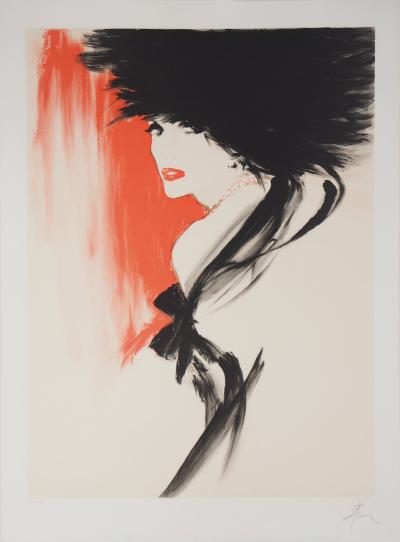 René GRUAU : Cabaret, Avant d’entrer en scène - Lithographie originale Signée 2