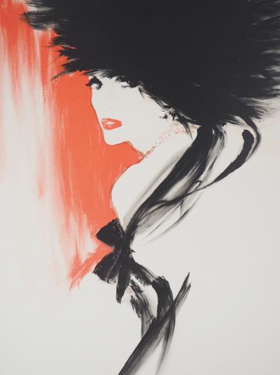 René GRUAU : Cabaret, Avant d’entrer en scène - Lithographie originale Signée 2