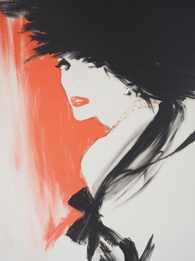 René GRUAU : Cabaret, Avant d’entrer en scène - Lithographie originale Signée 2