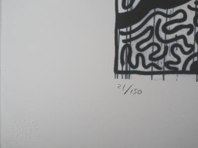 Keith HARING : Happy Mickey - Sérigraphie Signée 2