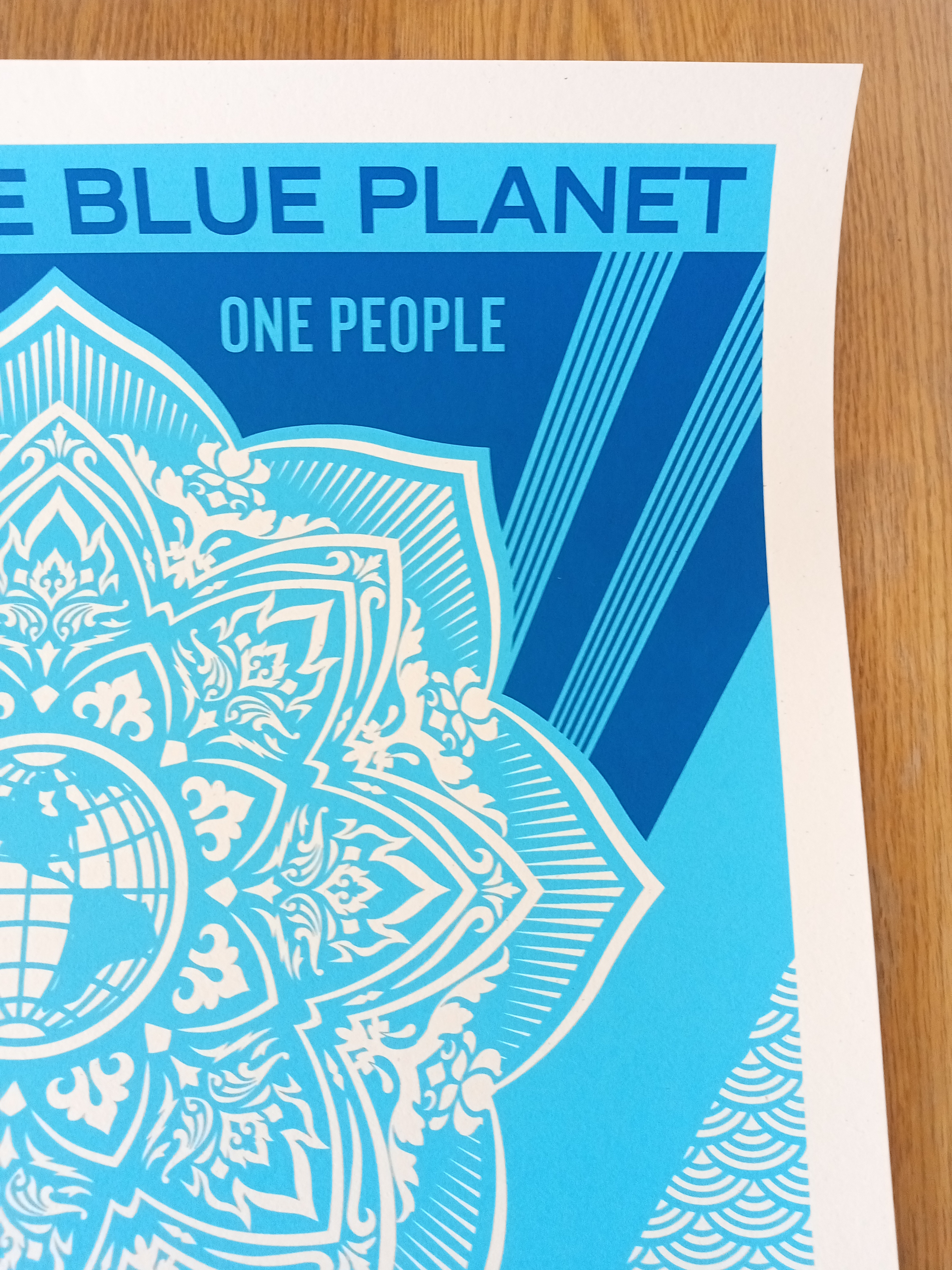 Protect The Blue Planet Silkscreen Print by Shepard Fairey