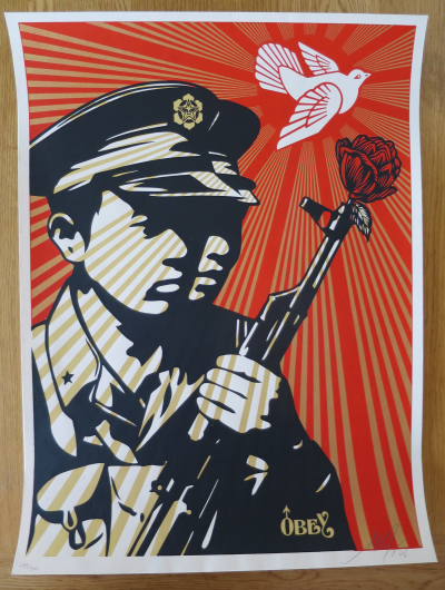 Shepard FAIREY (Obey) - Chinese Soldiers, 2006 - Sérigraphie signée au crayon 2