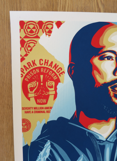 Shepard FAIREY (Obey) - Reconnect, 2021 - Sérigraphie signée au crayon 2