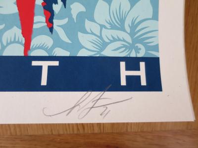 Shepard FAIREY (Obey) - Rebirth, 2021 - Sérigraphie signée au crayon 2