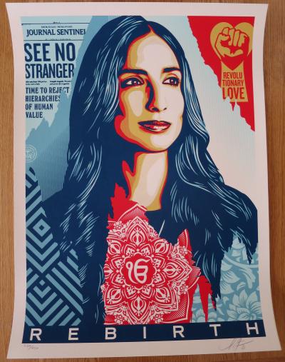 Shepard FAIREY (Obey) - Rebirth, 2021 - Sérigraphie signée au crayon 2