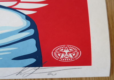 Shepard FAIREY (Obey) - Angel Of Hope And Strength - Sérigraphie signée et numérotée 2