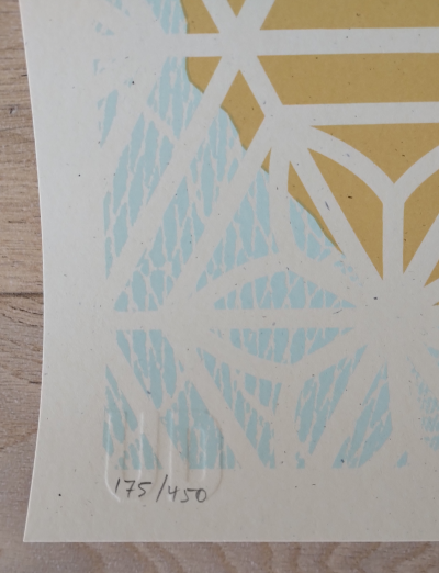 Shepard FAIREY (Obey) - Barbwire Dove Collage - Sérigraphie signée au crayon 2