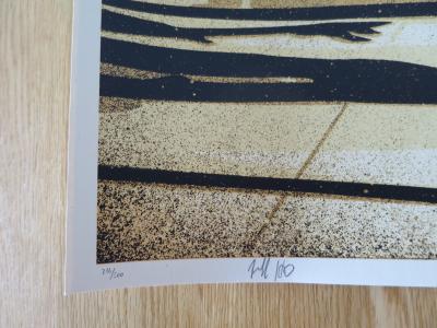 Shepard FAIREY (Obey) -  Jeff Ho Zephyr, 2017  - Sérigraphie signée au crayon 2