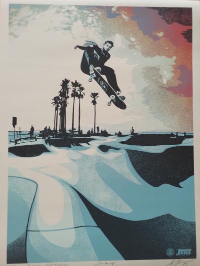 Shepard Fairey (Obey Giant) Greyson Fletcher - The Harmony Of Form And Style 2024 - Sérigraphie, signée numérotée 2