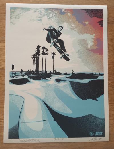 Shepard Fairey (Obey Giant) Greyson Fletcher - The Harmony Of Form And Style 2024 - Sérigraphie, signée numérotée 2