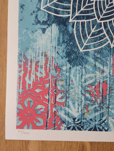 Shepard Fairey (Obey Giant) - Chaos Mandala 2 2025 - Sérigraphie, signée numérotée 2