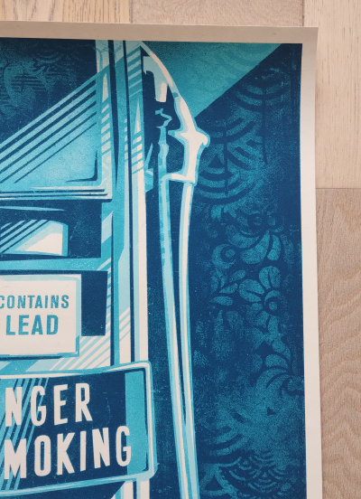 Shepard Fairey (Obey Giant) - Danger No Smoking 2016 2