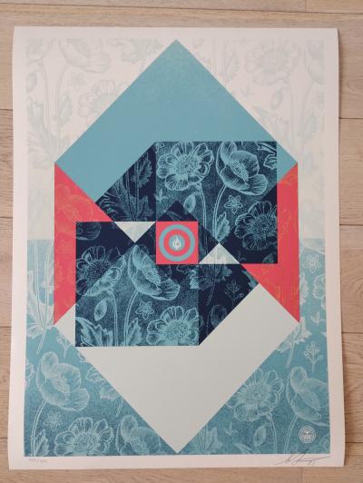 Shepard FAIREY (Obey) - The angles of sedation and destruction, 2023 - Sérigraphie signée au crayon 2