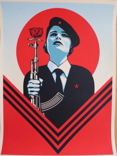 Shepard FAIREY (Obey) - Peace Guard 2, 2016, Sérigraphie signée 2