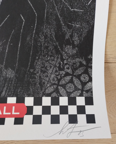 Shepard FAIREY (Obey) - MUSACK Terry Hall Tribute  - Sérigraphie signée au crayon 2