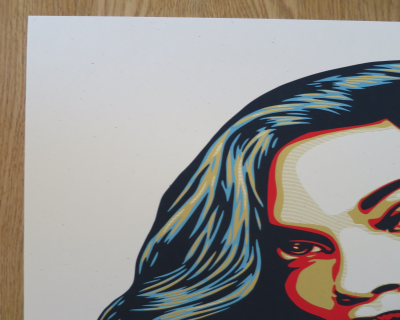 Shepard FAIREY (Obey) -  Power and Equality Flower Edition  - Sérigraphie signée au crayon 2