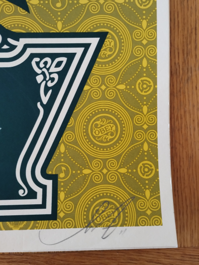 Shepard Fairey (Obey Giant) - 2007 Peace Tree Yellow AP - Sérigraphie 2