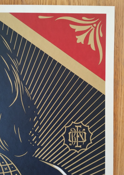 Shepard FAIREY (Obey) - Peace & Justice Woman 13  - Sérigraphie signée au crayon 2