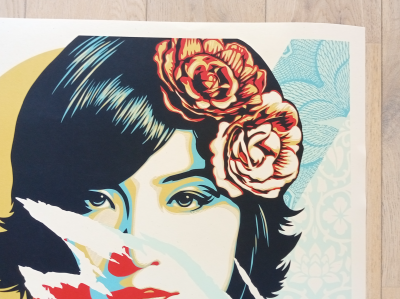 Shepard Fairey (Obey Giant) Open minds - signée - numerotée 2