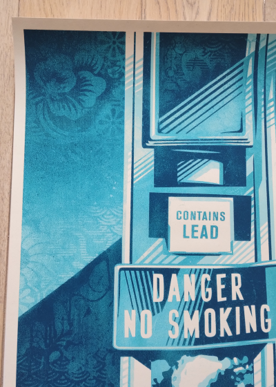 Shepard Fairey (Obey Giant) - Danger No Smoking 2016 2