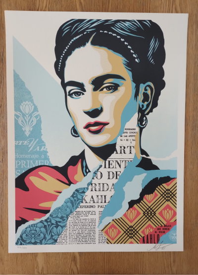 Shepard Fairey (Obey Giant) - 2023 The Woman Who Defeated Pain - Frida Kahlo 2