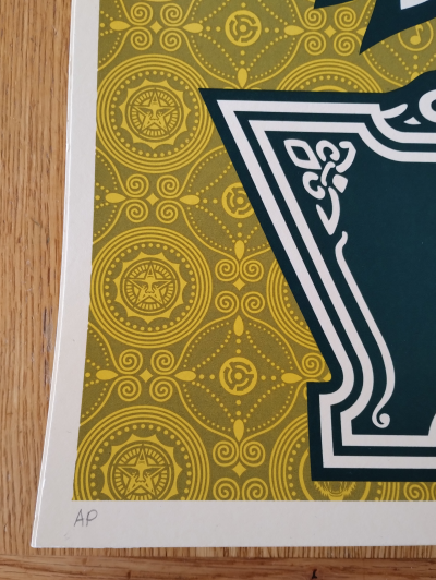 Shepard Fairey (Obey Giant) - 2007 Peace Tree Yellow AP - Sérigraphie 2