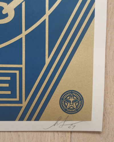 Shepard Fairey (Obey Giant) Peace And Freedom - signée - numerotée 2