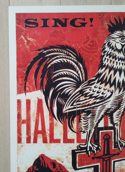 Shepard FAIREY (Obey) - Jesus’ Chariot - Sérigraphie signée au crayon 2