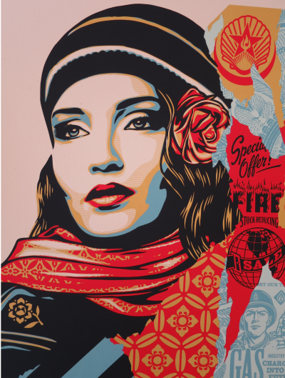 Shepard FAIREY (Obey) - Obey Fire Sale, 2018 - Sérigraphie signée au crayon 2