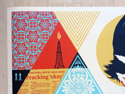 Shepard Fairey (Obey Giant) Open minds - signée - numerotée 2