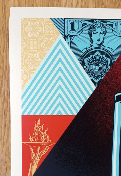 Shepard FAIREY (Obey) - Factory Stacks Earth First 2022 - Sérigraphie 2