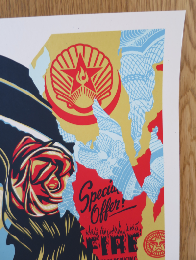 Shepard FAIREY (Obey) - Obey Fire Sale, 2018 - Sérigraphie signée au crayon 2