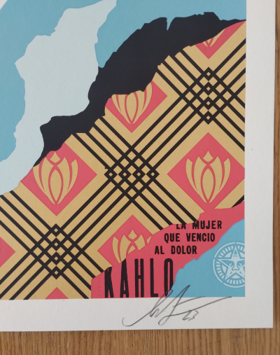 Shepard Fairey (Obey Giant) - 2023 The Woman Who Defeated Pain - Frida Kahlo 2