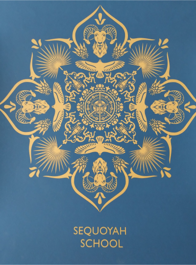 Shepard FAIREY (Obey) - sequoyah school mandala - Sérigraphie signée au crayon 2
