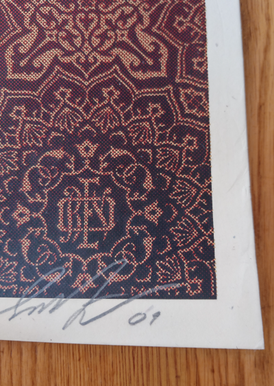 Shepard FAIREY (Obey) - Burmese Monk, 2009 - Sérigraphie signée au crayon 2