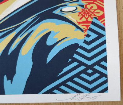 Shepard FAIREY (Obey) -  Power and Equality Flower Edition  - Sérigraphie signée au crayon 2