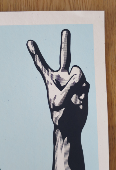 Shepard FAIREY (Obey) - Revolution in our time, 2020 - Sérigraphie signée au crayon 2