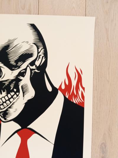 Shepard FAIREY (Obey) - Deception Disorder - Sérigraphie signée au crayon 2